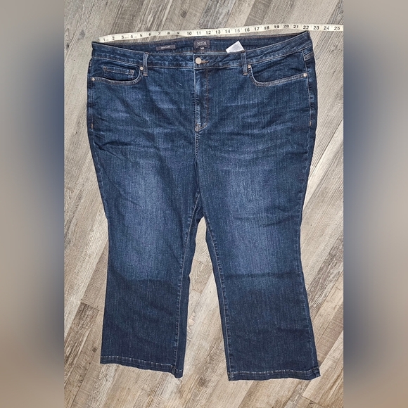 NYDJ Julia Flare Women's Blue Jeans Size 24W - Picture 4 of 8